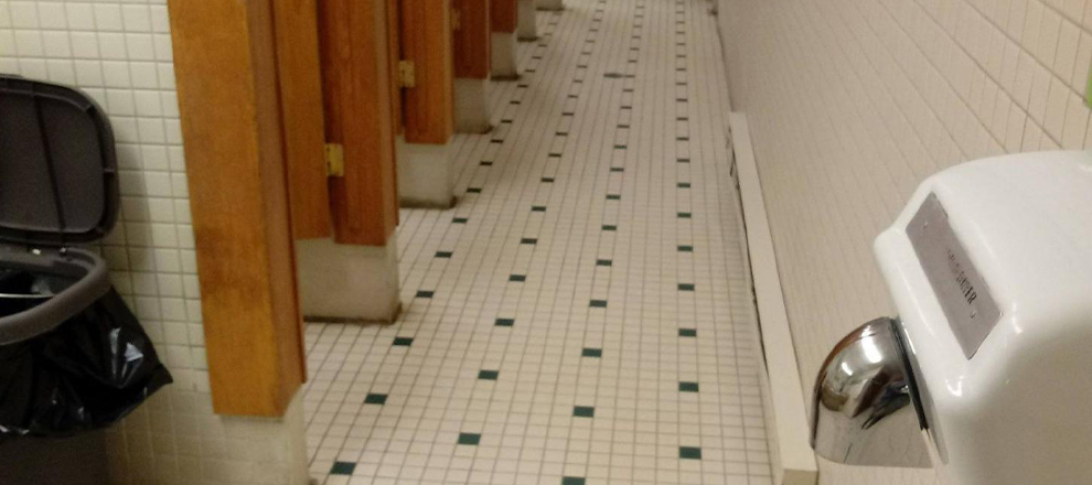 restrooms